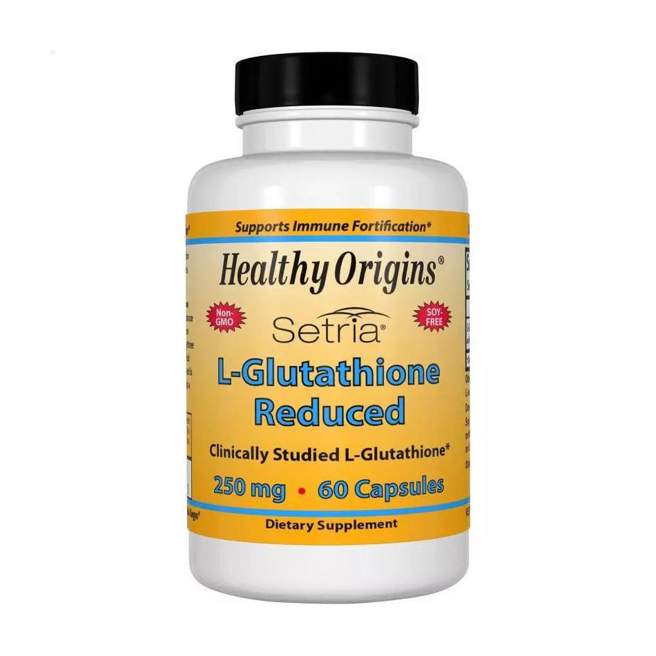 L-Глутатіон Healthy Origins L-Glutathione 250 мг, 60 капсул